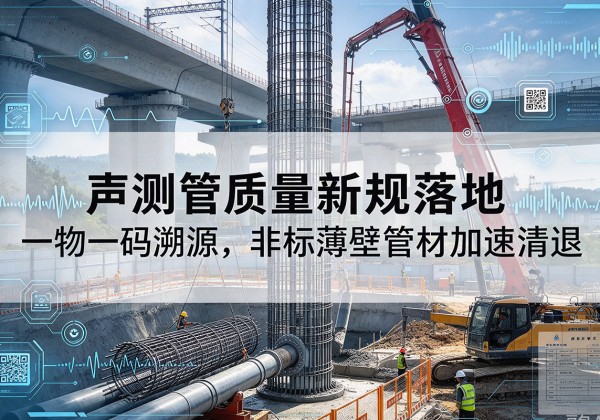 东洲声测管质量新规落地，一物一码溯源，非标薄壁管材加速清退